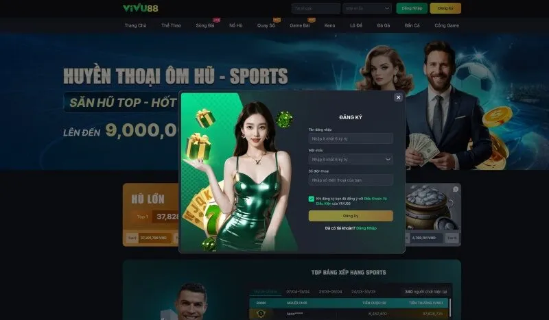 Hướng dẫn đăng ký tài khoản Vivu88 nhanh gọn